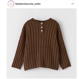 Áo len nâu Zr 3597/601+2,2% phí shopee