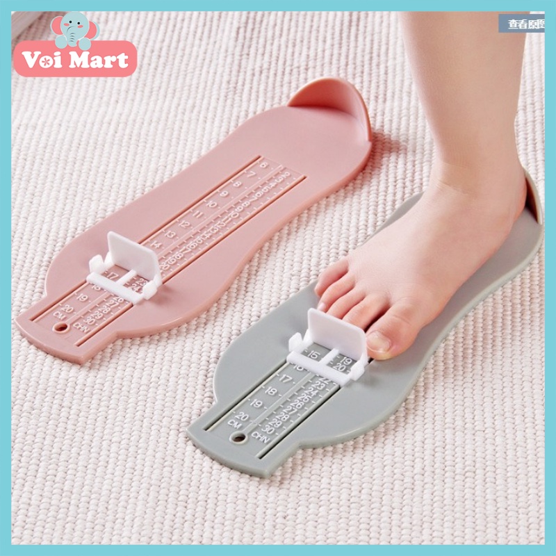 ⚡HOT⚡Thước Đo Chiều Dài Bàn Chân Cho Bé 3 Màu Siêu Xinh