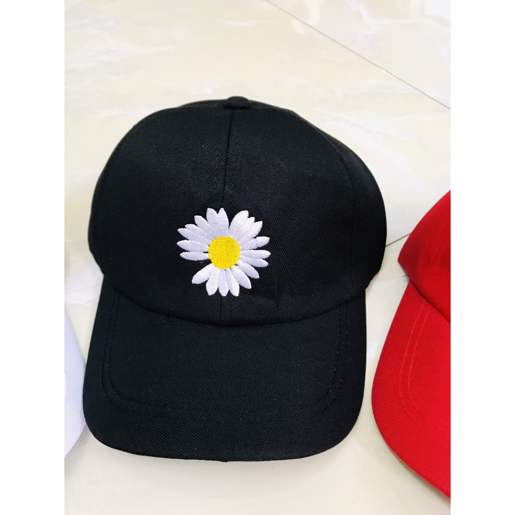 Mũ nón Bucket hoa cúc thời trang hot hit, mũ lưỡi trai hoa cúc