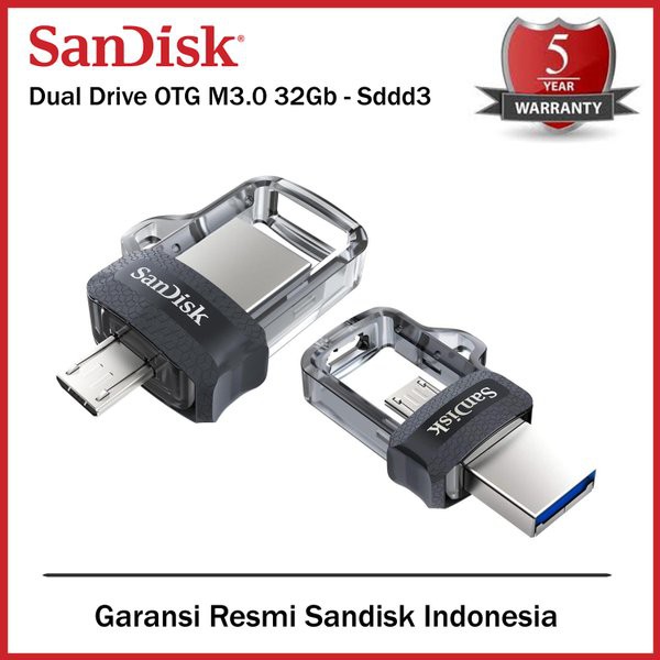 Usb Sandisk Otg 32gb Usb 3-32gb Otg - Sddd3 32 Gb