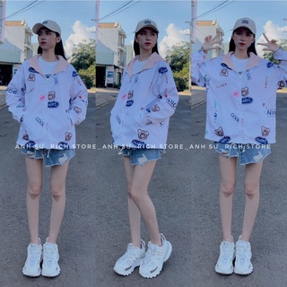 Áo khoác dù 2 mặt