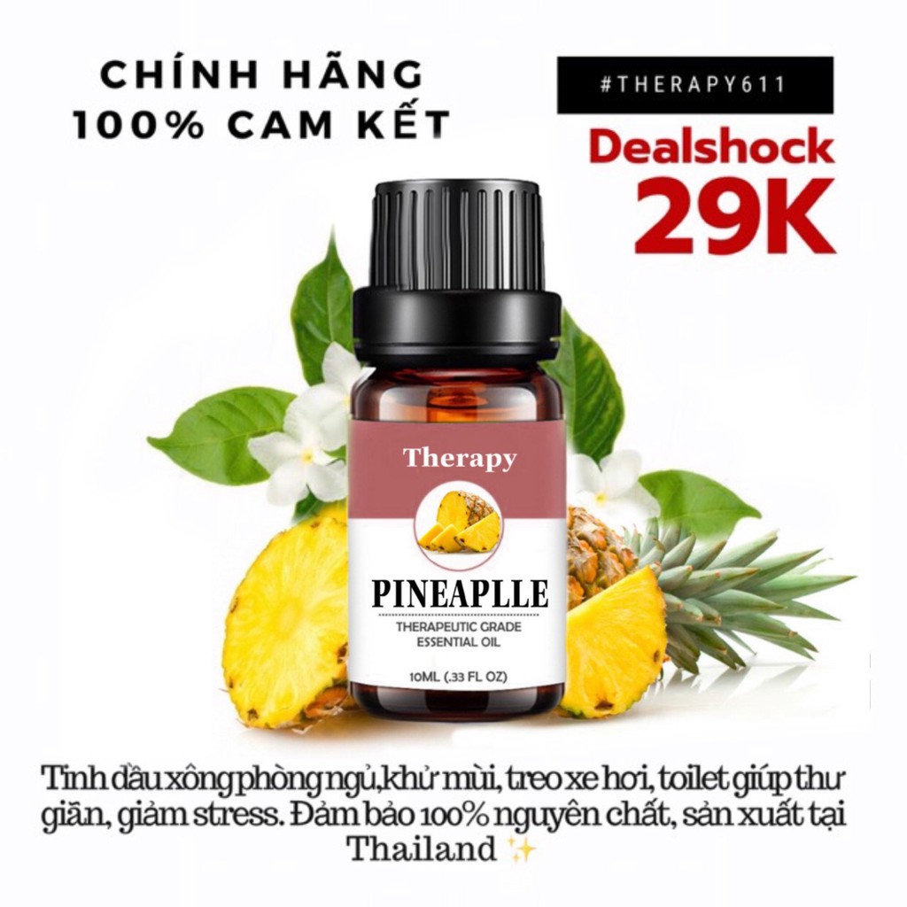 Tinh Dầu Nguyên Chất Hương Dứa - Pineaplle THERAPY