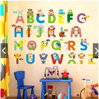 Decal Dán Tường Bảng Chữ Cái Tiếng Anh