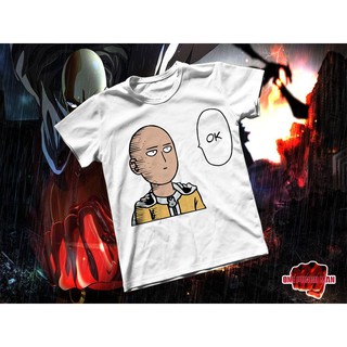 Áo thun Cotton Unisex - Anime - One-Punch Man - Saitama tỉnh bơ