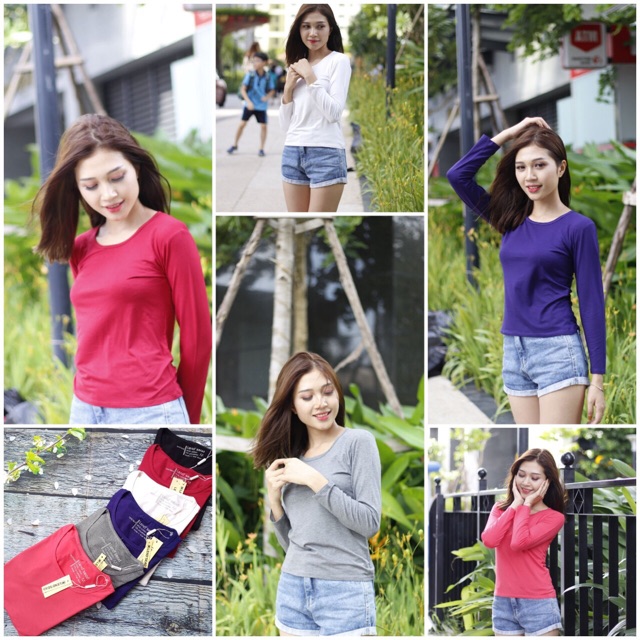 [có video] Áo giữ nhiệt nữ 💕 FREESHIP 💕 Áo Giữ Nhiệt thun lạnh cổ cổ tròn xuất Nhật hàng chuẩn xịn