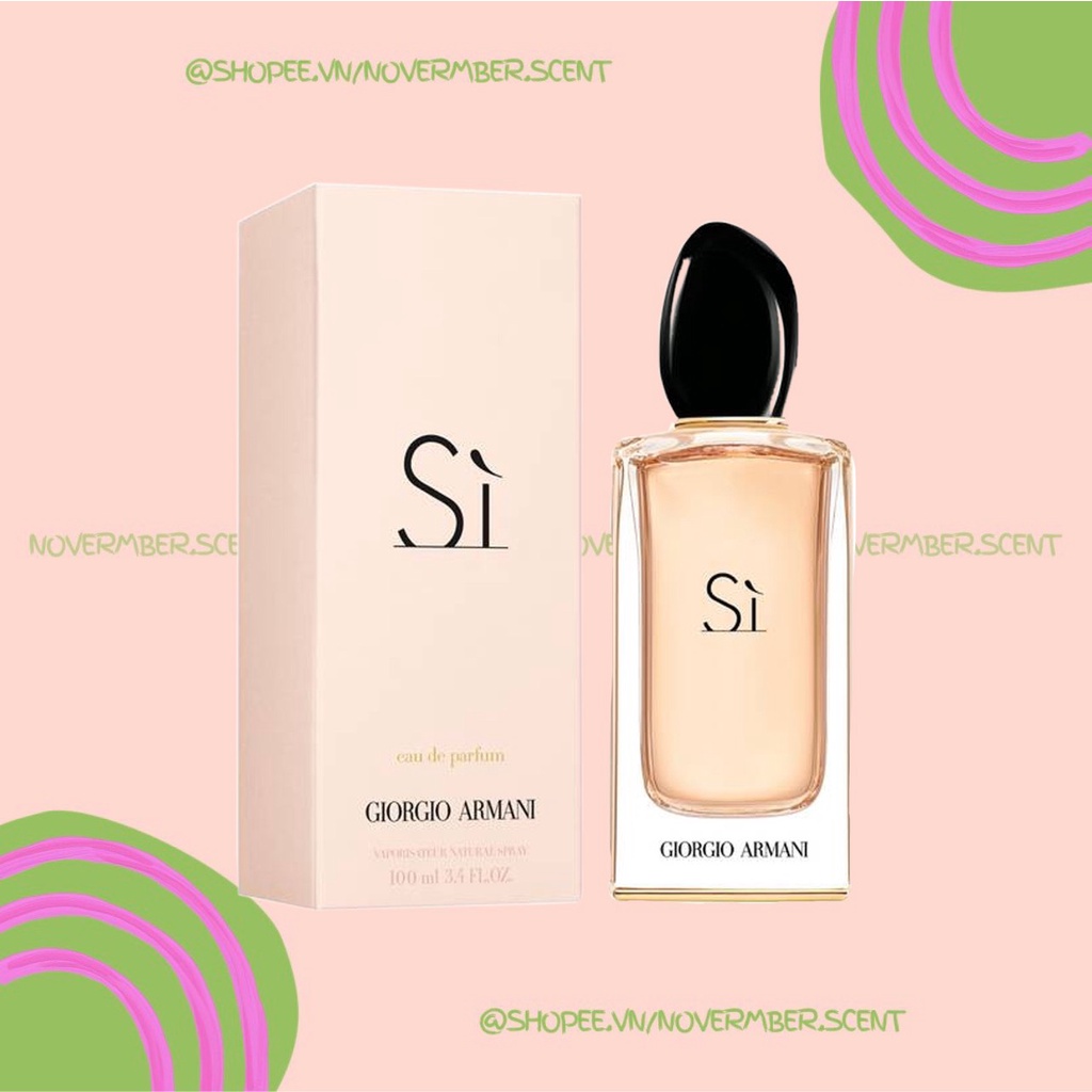 ❣ Mẫu Thử Nước Hoa Nữ Giorgio Armani Sì EDP - ᴛᴇsᴛᴇʀ 5ᴍʟ/10ᴍʟ/20ᴍʟ