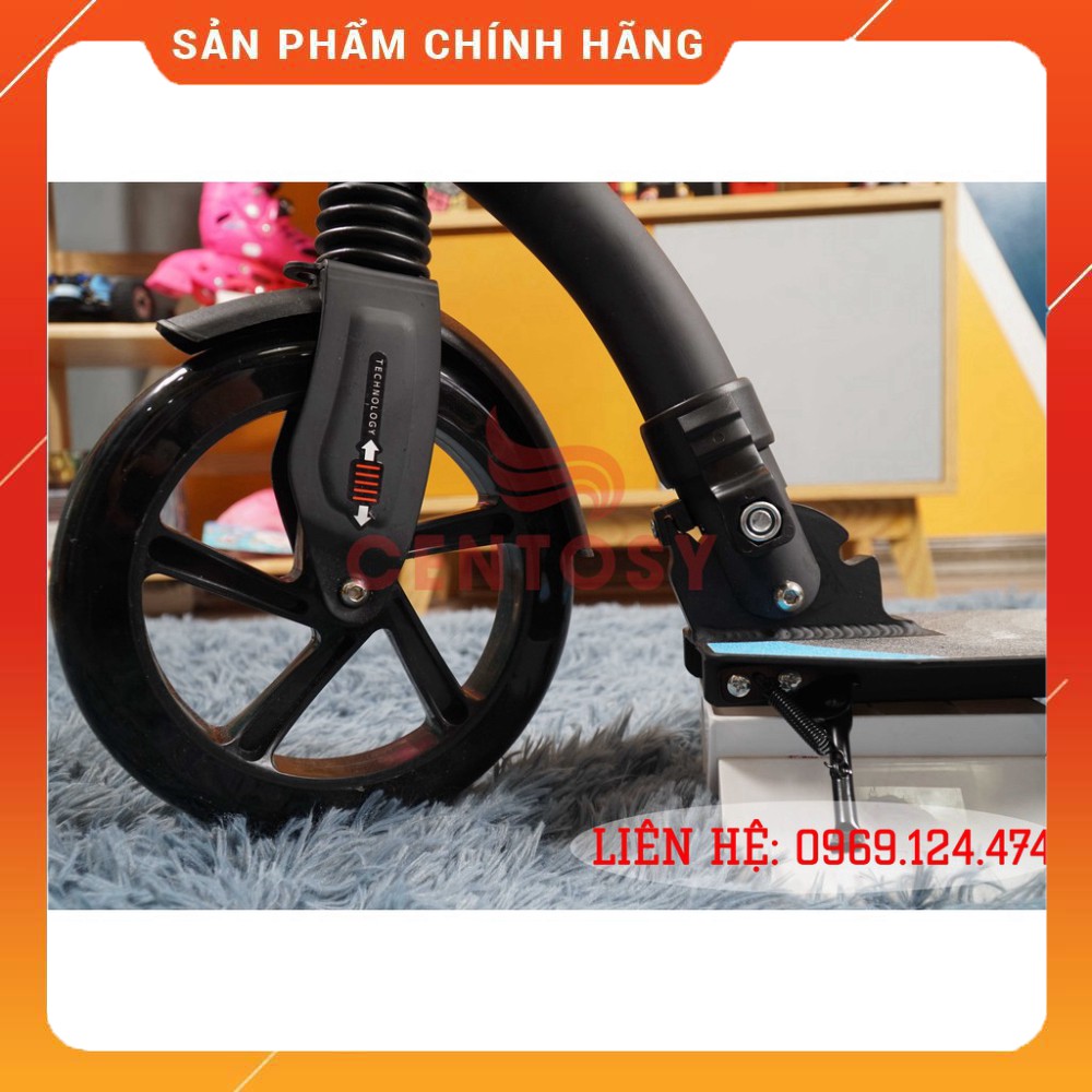 [Chính Hãng] Xe Trượt Scooter Người Lớn Centosy A7 - Đen .