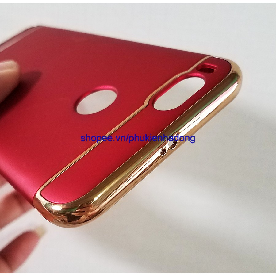 [Freeship toàn quốc từ 50k] Ốp lưng 3 mảnh Xiaomi Mi A1 - Xiaomi Mi 5X viền vàng (Đỏ)