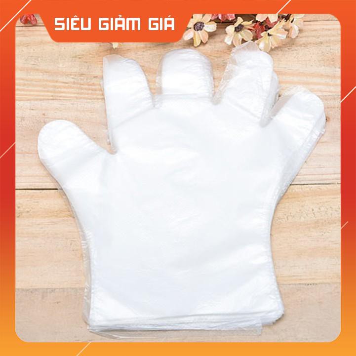 [sỉ ib] 1kg  găng tay dùng 1 lần, găng tay nilong, găng tay thức ăn