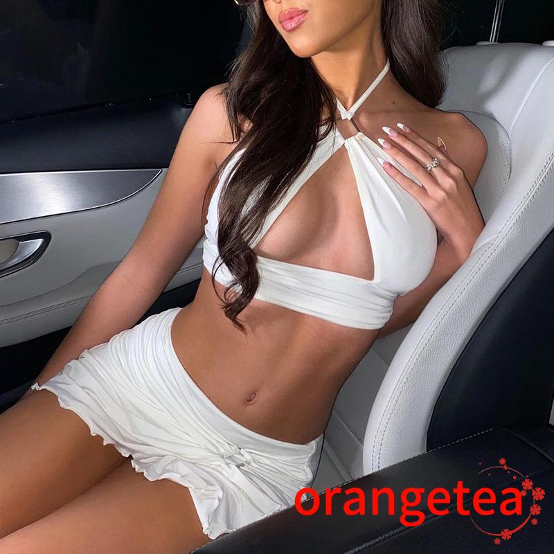 Set Chân Váy Chữ A Và Áo Thun Không Tay Thời Trang Quyến Rũ Cho Nữ | BigBuy360 - bigbuy360.vn