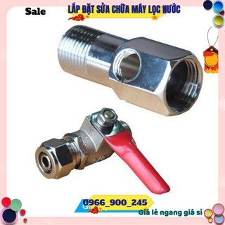 (Giá Gốc) Bộ Chia Nước Máy Lọc Ro 👉 Khẩu Khoá Phụ Kiện Lắp Máy Lọc Nước 👉 Khóa Phi 10