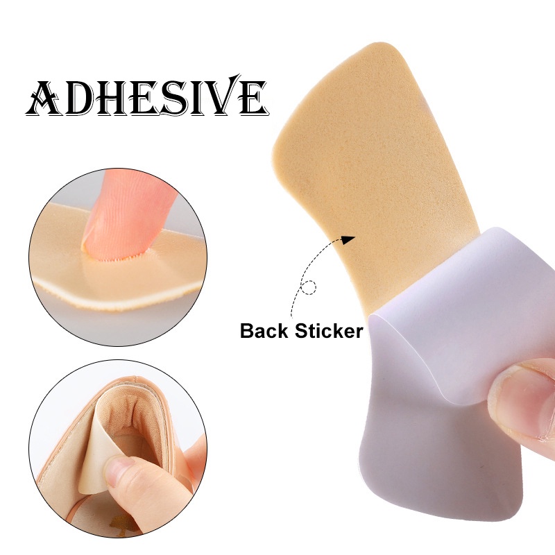 Miếng Lót Gót Giày Cao Gót Mềm Mại Giảm Đau Chân,Miếng lót gót giày bảo vệ gót sau 4D cao cấp,có keo dán tiện dụng giúp không rớt gót khi mang giày