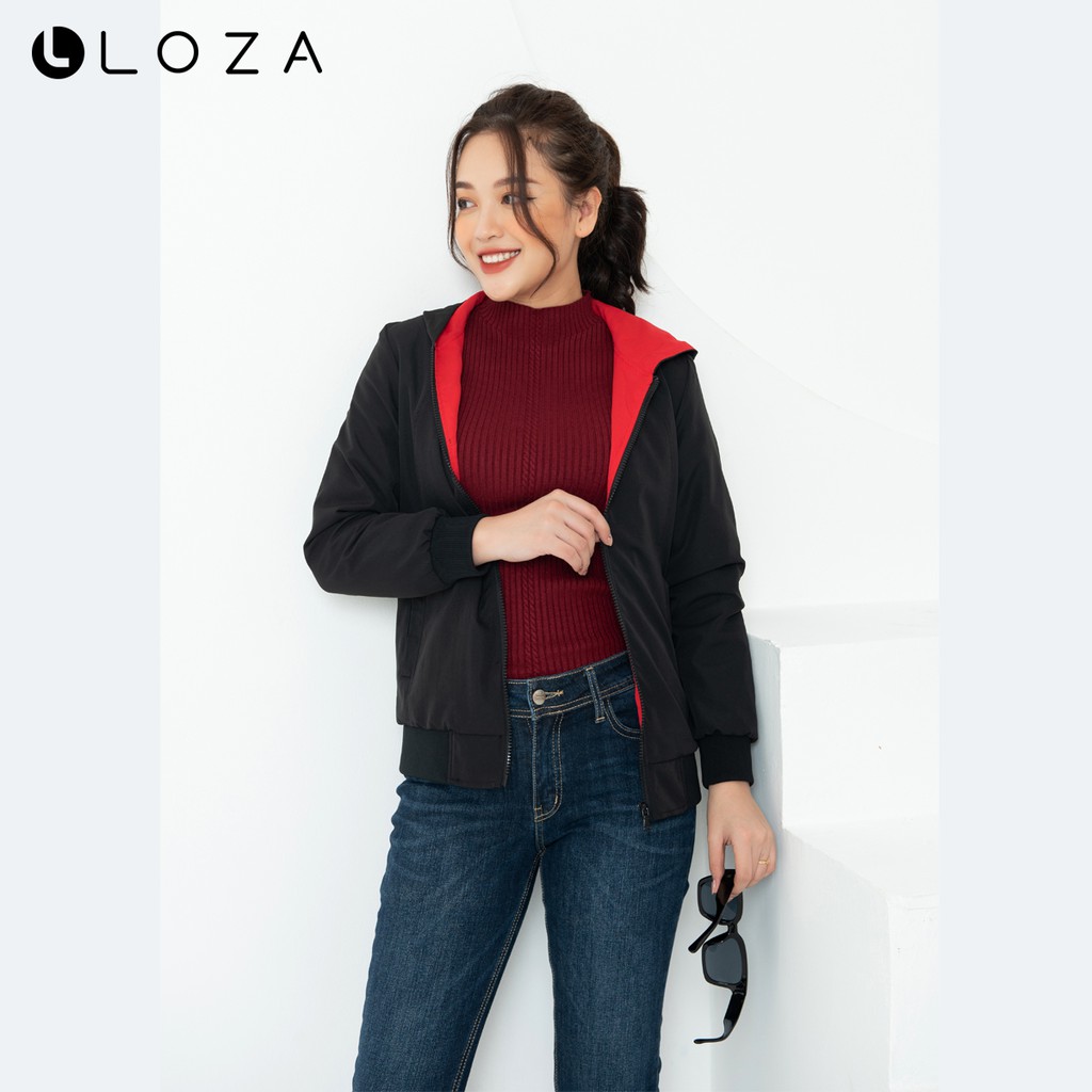 Áo jacket nữ có mũ-LOZA LJ10001 | BigBuy360 - bigbuy360.vn