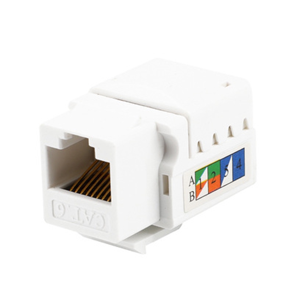 Ổ cắm mạng, Ổ Cắm Thông Tin Mô-đun Mạng Bộ Chuyển Đổi Ethernet, Giắc Cắm Kết Nối RJ45 CAT6/CAT5E