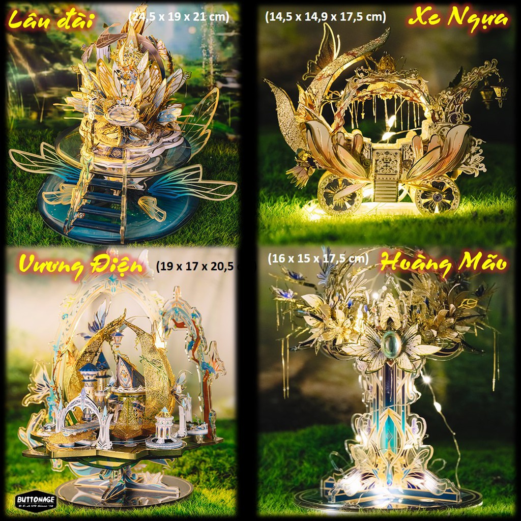 Mô Hình Lắp Ráp 3d Seri Cổ Tích Tinh Linh