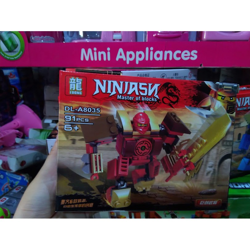Đồ chơi lắp ráp Ninja đại chiến cổ trang
