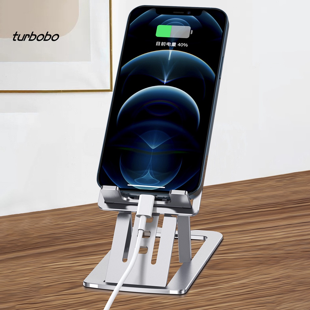 Giá Đỡ Điện Thoại / Máy Tính Bảng Để Bàn Bằng Hợp Kim Nhôm Mỏng Có Thể Gập Gọn T609