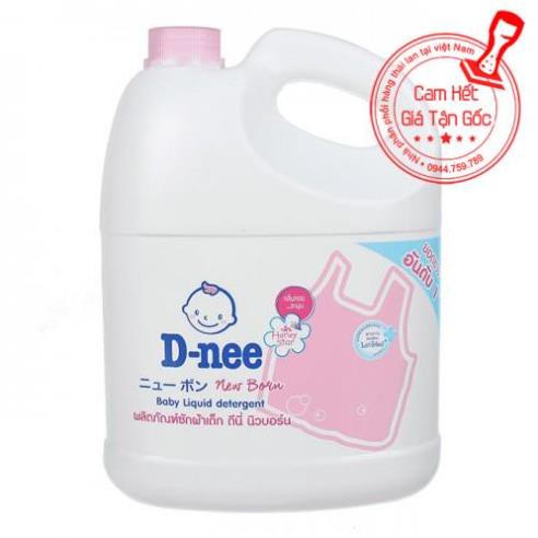 Nước giặt xả Dnee cho bé 3000ml Thái Lan màu HỒNG