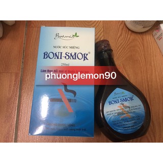 Nước súc miệng Boni-smok 150ml.-250ml