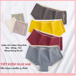 [ CÓ SIZE XL - ĐƯỢC CHỌN MẦU ] Quần lót cotton không đường may, quần lót nữ không viền xuất Nhật QC60