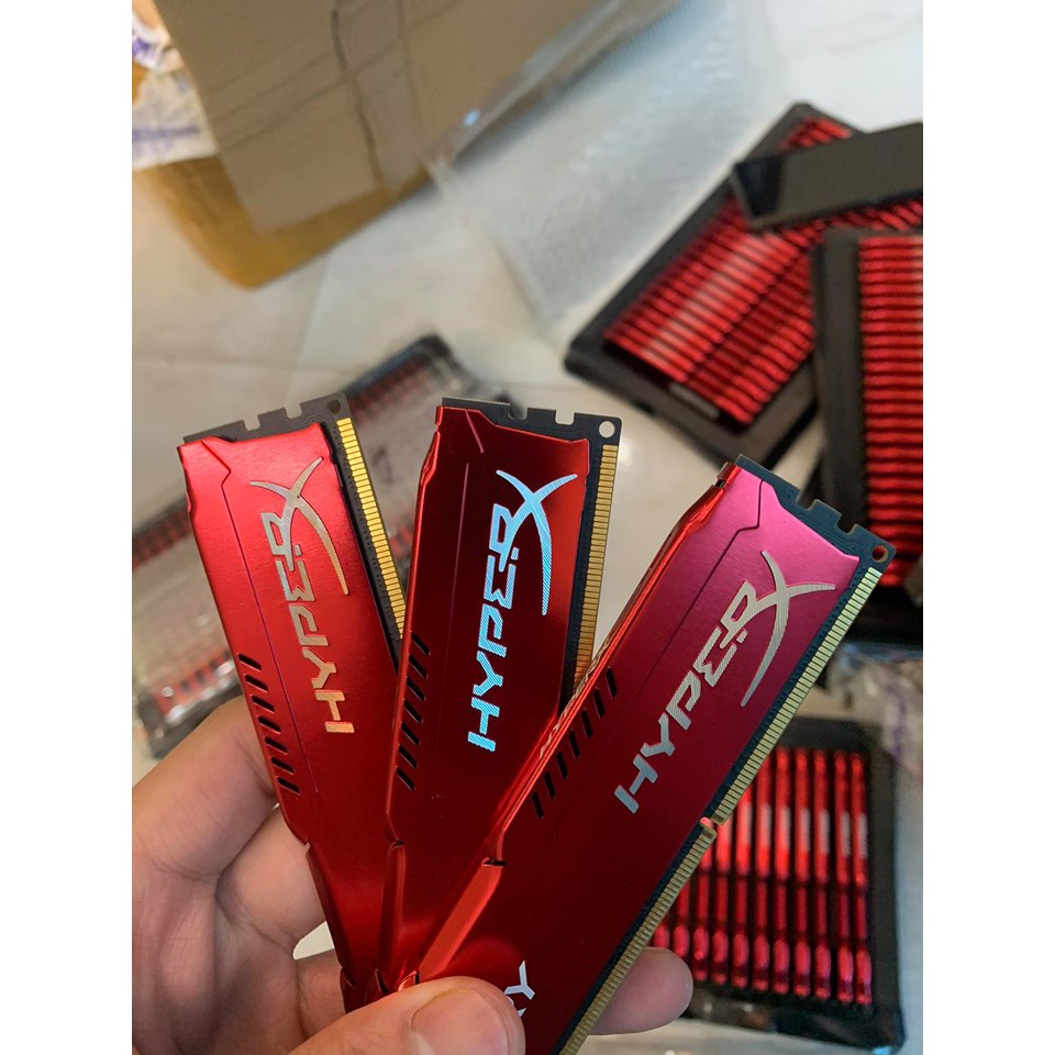 RAM Kingston HyperX Fury Red 4GB (1x4GB) DDR3 Bus 1600Mhz ( BH 36 tháng 1 đổi 1)