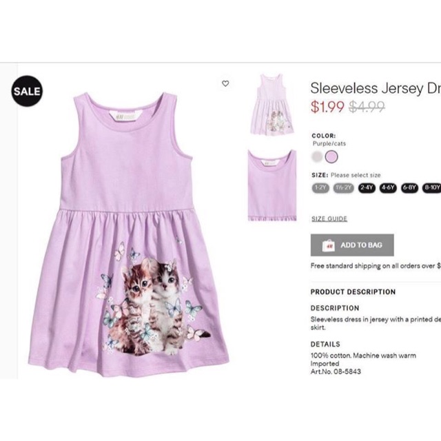 Combo váy H&M