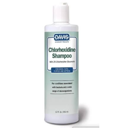 [Mã 44FMCGSALE1 giảm 10% đơn 250K] Sữa Tắm hỗ trợ viêm da, ngứa cho Chó Mèo DAVIS CHLORHEXIDINE SHAMPOO