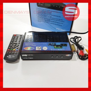 Đầu thu kỹ thuật số dvb t2 mặt đất vtc t201 - bh 12 tháng