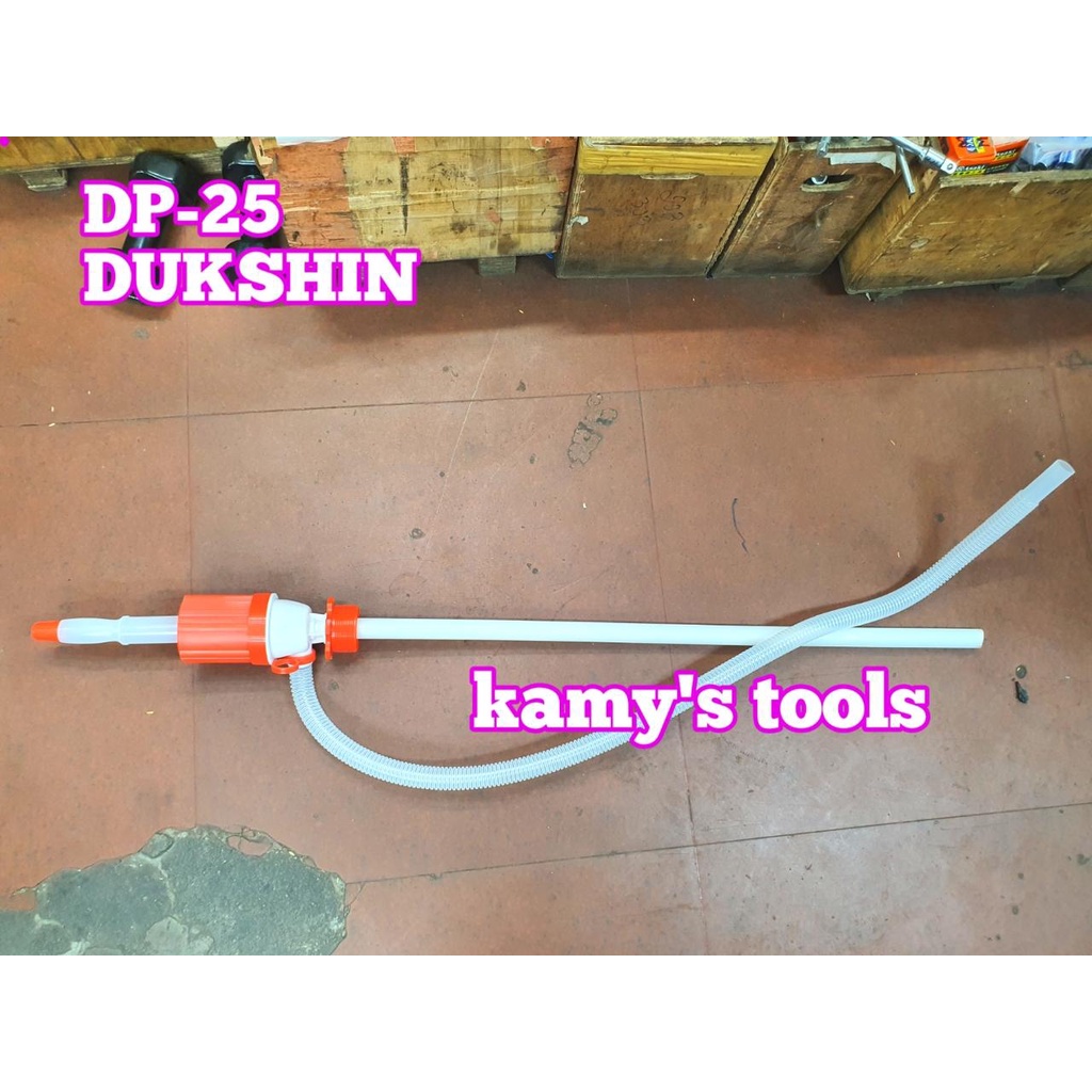 Bơm can hoá chất, bơm dầu thùng phuy bằng tay Hàn Quốc Dukshin model DP-25