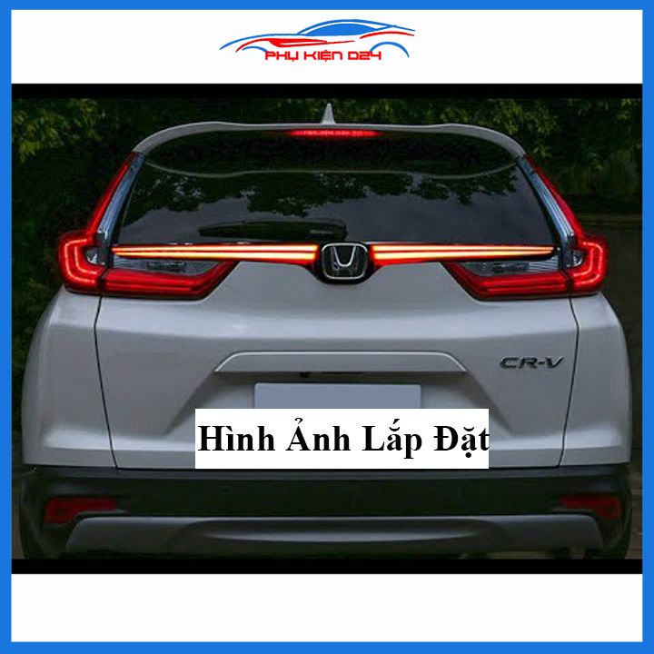Ốp tay cốp sau có đèn led CRV 2018-2019-2020-2021-2022-2023 ánh sáng đỏ trang trí xe