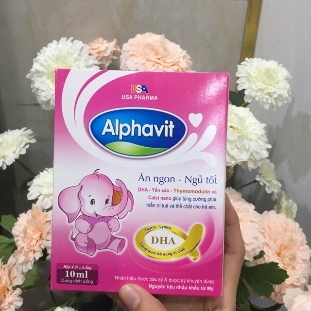 ALPHAVIT ĂN NGON giúp bé ăn ngon ngủ tốt ,bé thông minh ,tăng cường miễn dịch cho bé