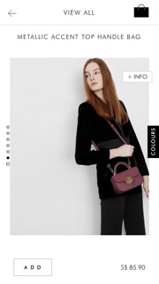 Pass túi charles and keith auth used vài lần