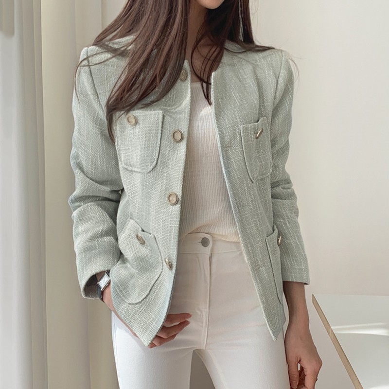 Áo khoác ngắn mỏng 2 màu sang trọng ,giản dị | BigBuy360 - bigbuy360.vn