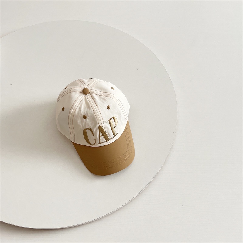 Nón Kết Thêu Chữ Nhiều Màu Sắc Cá Tính Phong Cách Hàn Quốc Dành Cho Trẻ Em