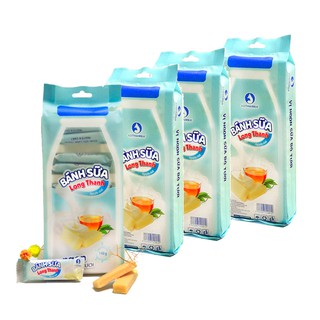 Combo 4 gói Bánh sữa Long Thành Lothamilk (mỗi gói 140g)