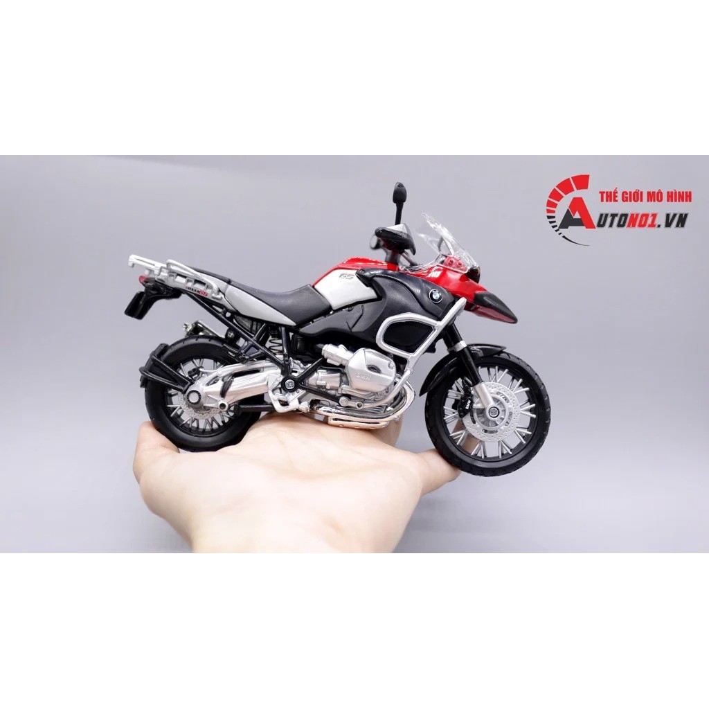 MÔ HÌNH BMW R1200GS RED BLACK 1:12 MAISTO 4530