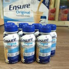 COMBO 6 CHAI Sữa ensure nước hương vani/sua ensure nuoc xuất xứ Mỹ 237ml