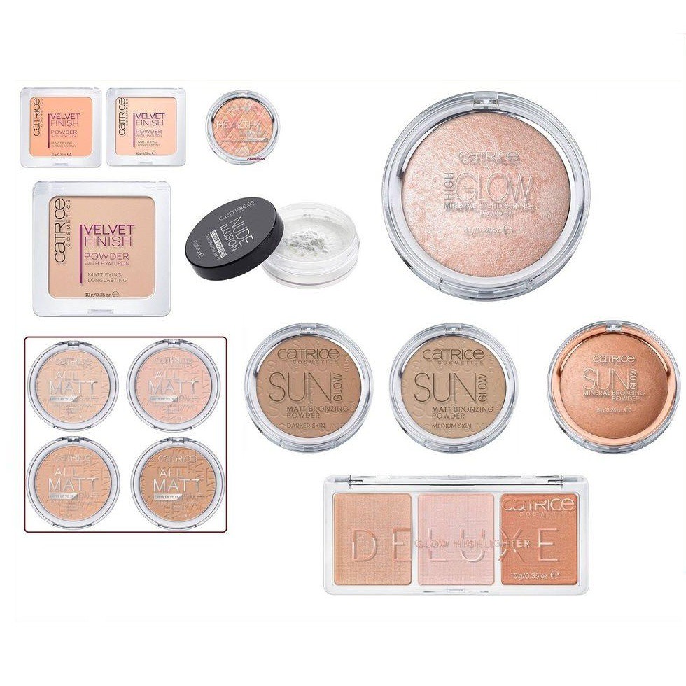 Phấn tạo khối Catrice Sun Glow Mater Bronzing Powder