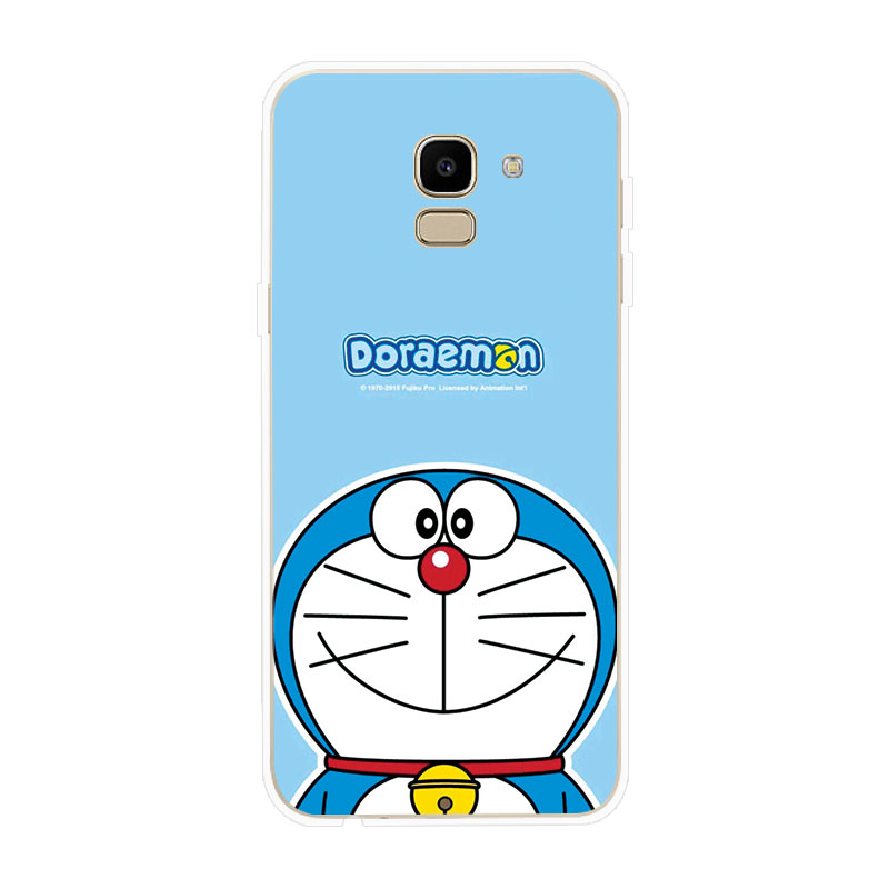 Ốp Lưng Samsung Galaxy J2 Pro J4 J4+ J6 J6+ Plus J8 2018 TPU mềm Case Doraemon