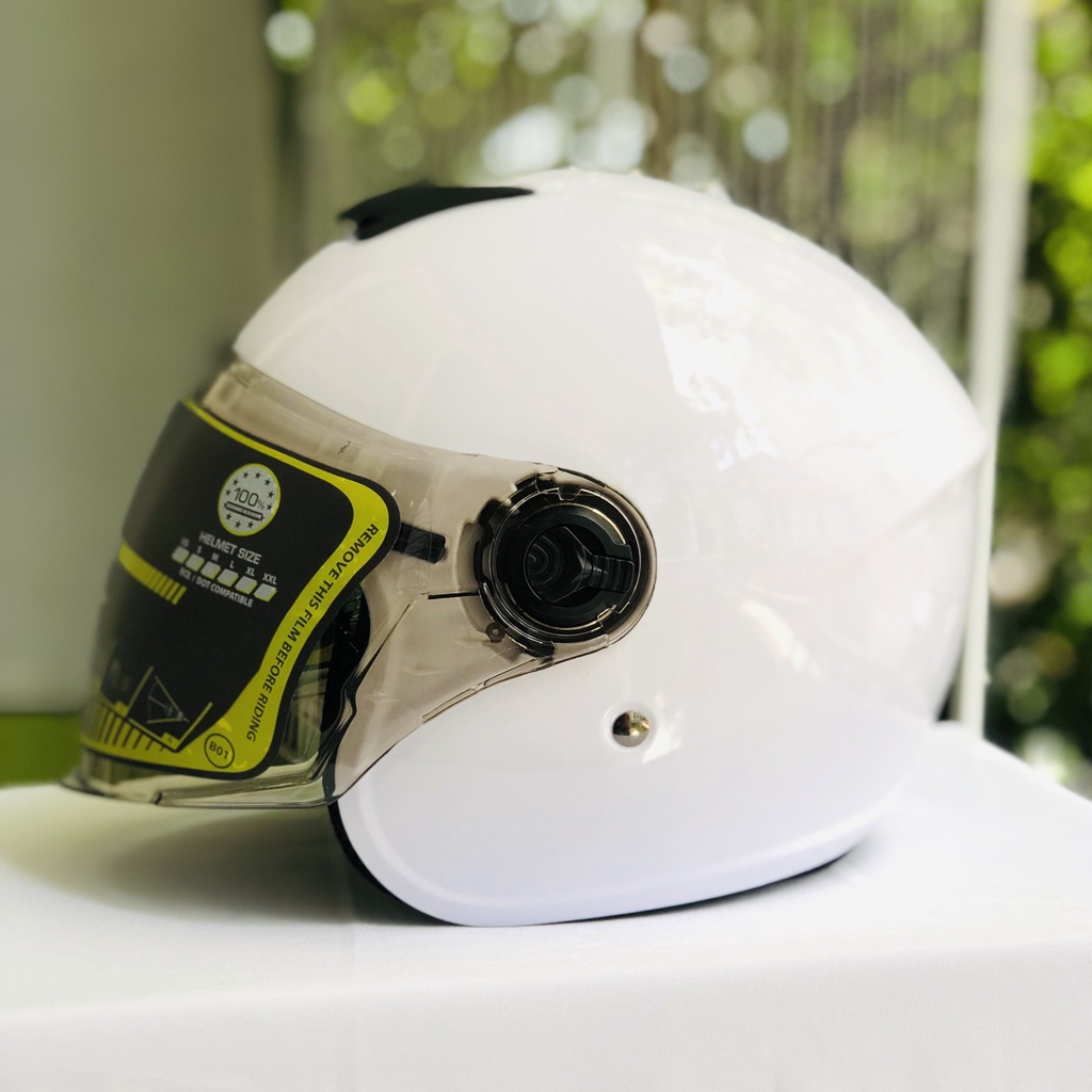 Mũ bảo hiểm 3/4 Royal M270, nón bảo hiểm trẻ em có kính, thông thoáng khí cho vòng đầu từ 47-52cm