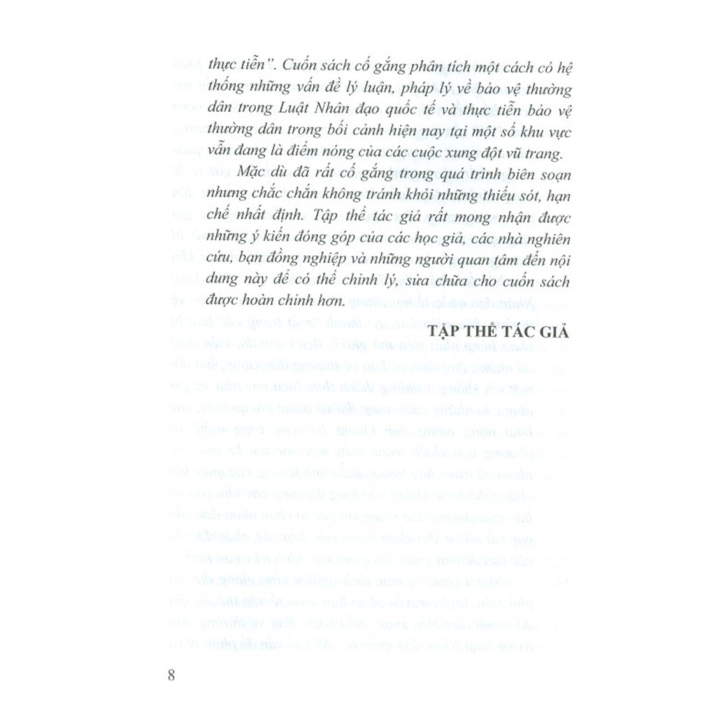 Sách - Bảo Vệ Thường Dân Trong Luật Nhân Đạo Quốc Tế - Một Số Vấn Đề Pháp Lý Và Thực Tiễn (Sách Chuyên Khảo) | BigBuy360 - bigbuy360.vn