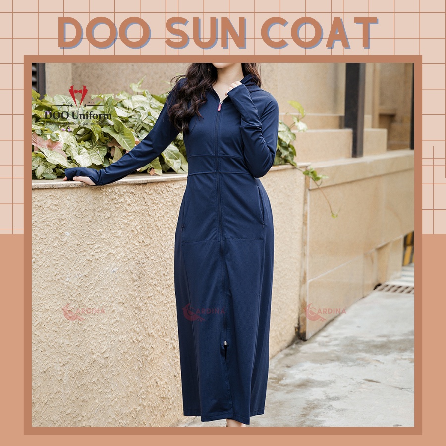 [DOO SUN COAT] Áo chống nắng nửa thân - Áo chống nắng liền thân nữ