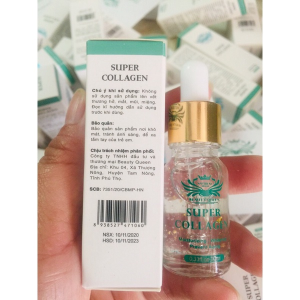 Serum collagen trắng hồng chính hãng beauty queen