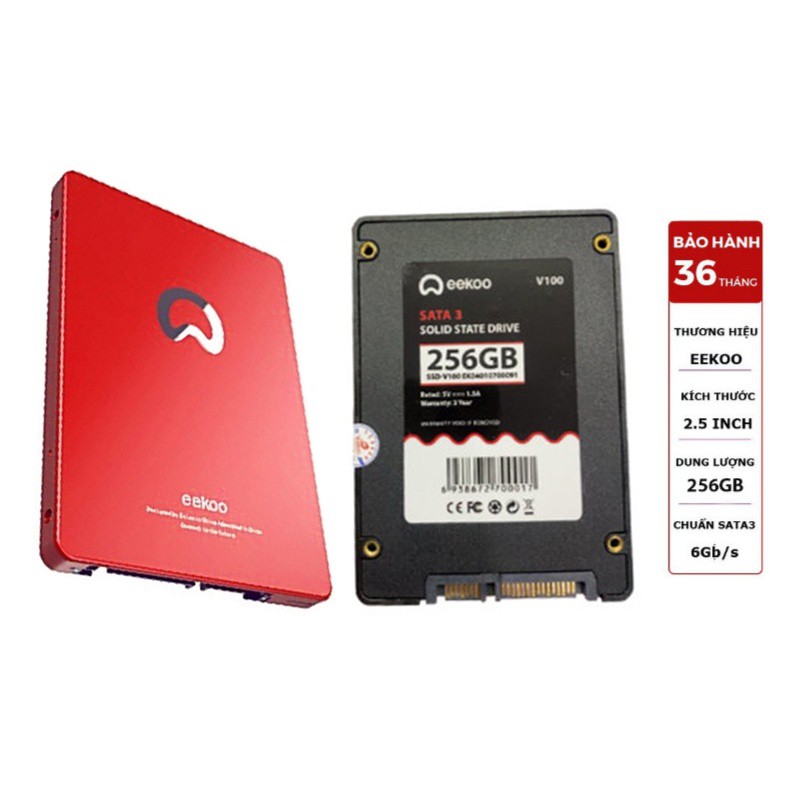 [Mã 255ELSALE giảm 7% đơn 300K] Ổ CỨNG SSD EEKOO 128GB, 240GB - 2.5IN - SATA3 6GB/S - SSD M2 256GB EKO [CHÍNH HÃNG] | BigBuy360 - bigbuy360.vn