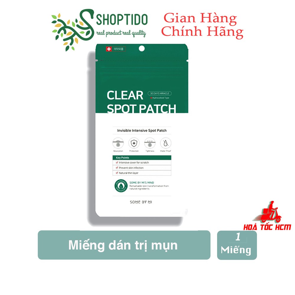 Miếng dán trợ giúp đánh bay mụn Some By Mi Clear Spot Acne Patch NPP Shoptido | WebRaoVat - webraovat.net.vn