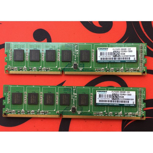 [HN] - RAM máy tính Kingmax 8GB DDR3 Bus 1333Mhz