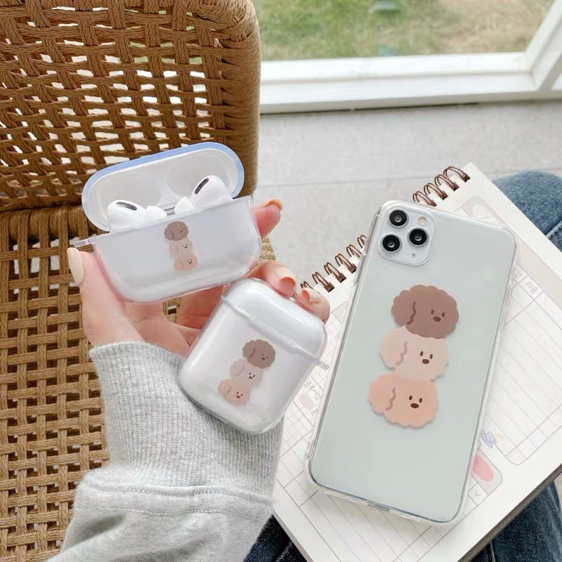 20+ mẫu vỏ trong bảo vệ bao đựng tai nghe airpods 1 2 PRO - Ốp airpods chống va đập, trong suốt in hình