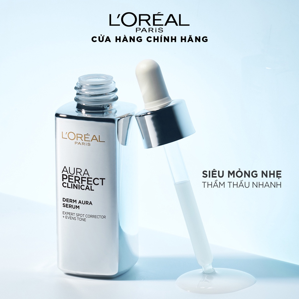 Tinh chất dưỡng trắng da, giảm thâm nám L'Oreal Paris Aura Perfect Clinical 30ml