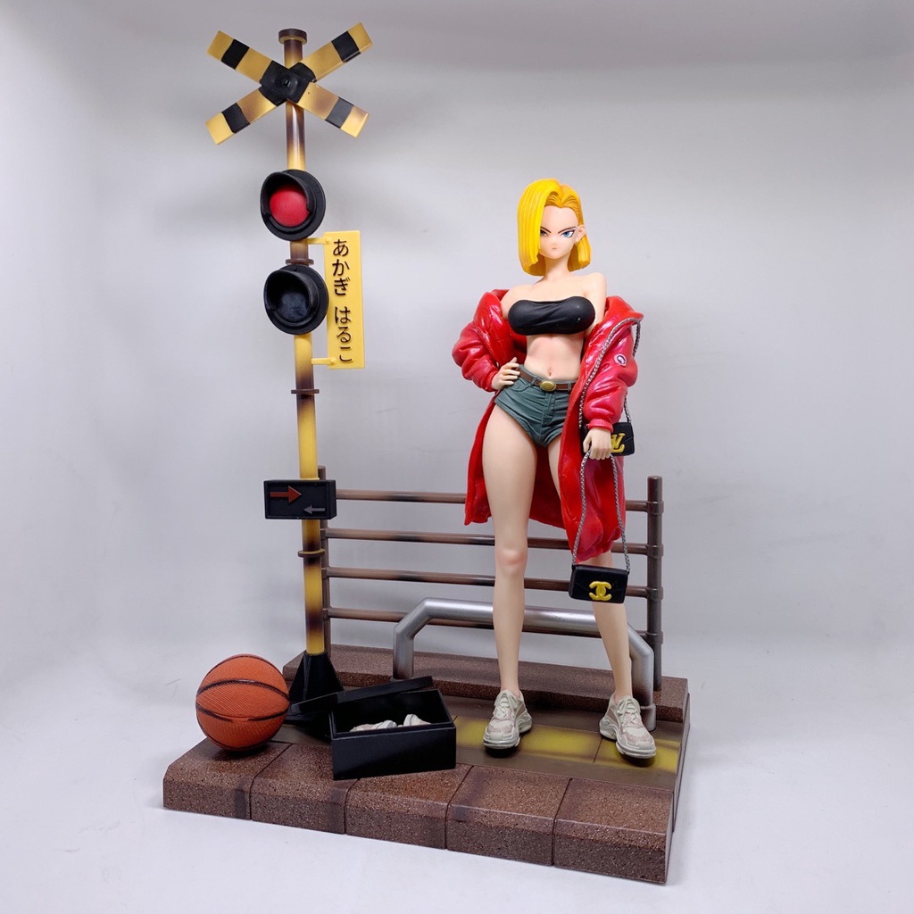 Mô Hình Nhân Vật Dragon Ball Z Android 18 Bằng PVC Kích Thước 36CM