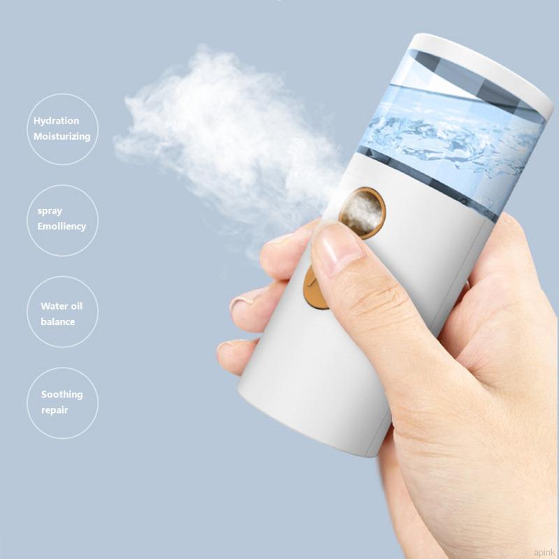 Máy phun sương tạo ẩm sạc USB dùng để xông hơi cấp nước cho da mặt